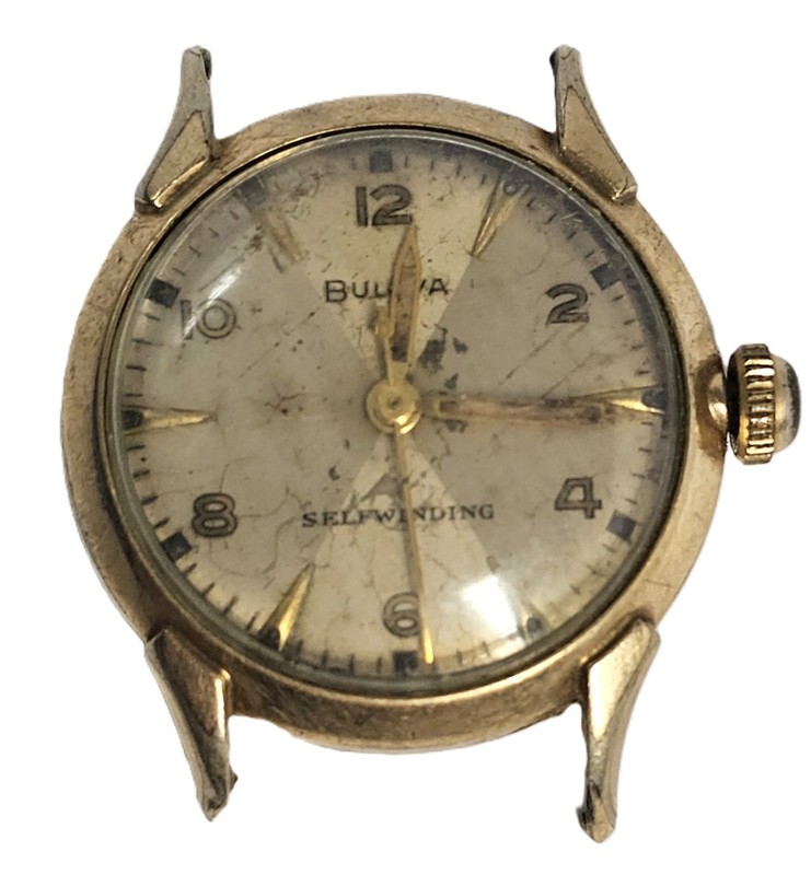 Running Vintage Bulova Self Winding E543532 10k RGP Bezel Wrist Watch