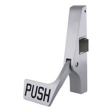 Paddle Rim Panic Exit Device Right Hand Reverse Bevel Type Satin Aluminum Finish