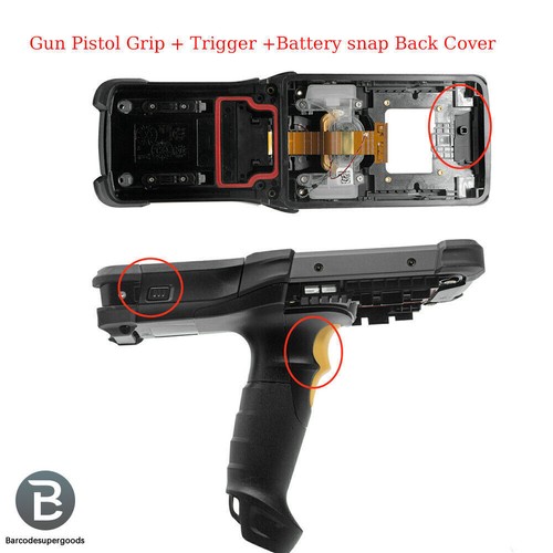 Gun Pistol Grip Handle + Trigger +Battery snap for Symbol MC9300, MC930B-G Lots - Picture 3 of 7