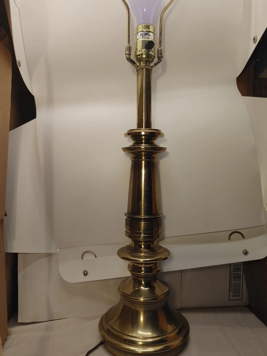 vintage stiffel brass table lamp