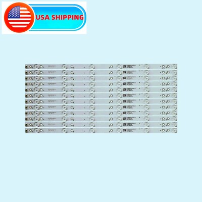 12Pcs LED Strips For Vizio EVTLBM500P0601-DN-2 500TT43 V3 E50-C1 D50U-D1 D50-D1