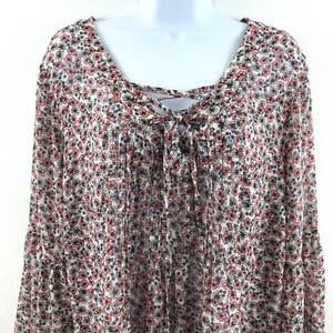 Orrid 女碎花多色束腰外衣衬衫加大尺寸xl 上衣贝尔袖子a3 Ebay