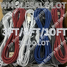 Wholesale Lot USB Fast Charger Cable For iPhone 14 12 13 11 8 7 6 XR X Data Cord