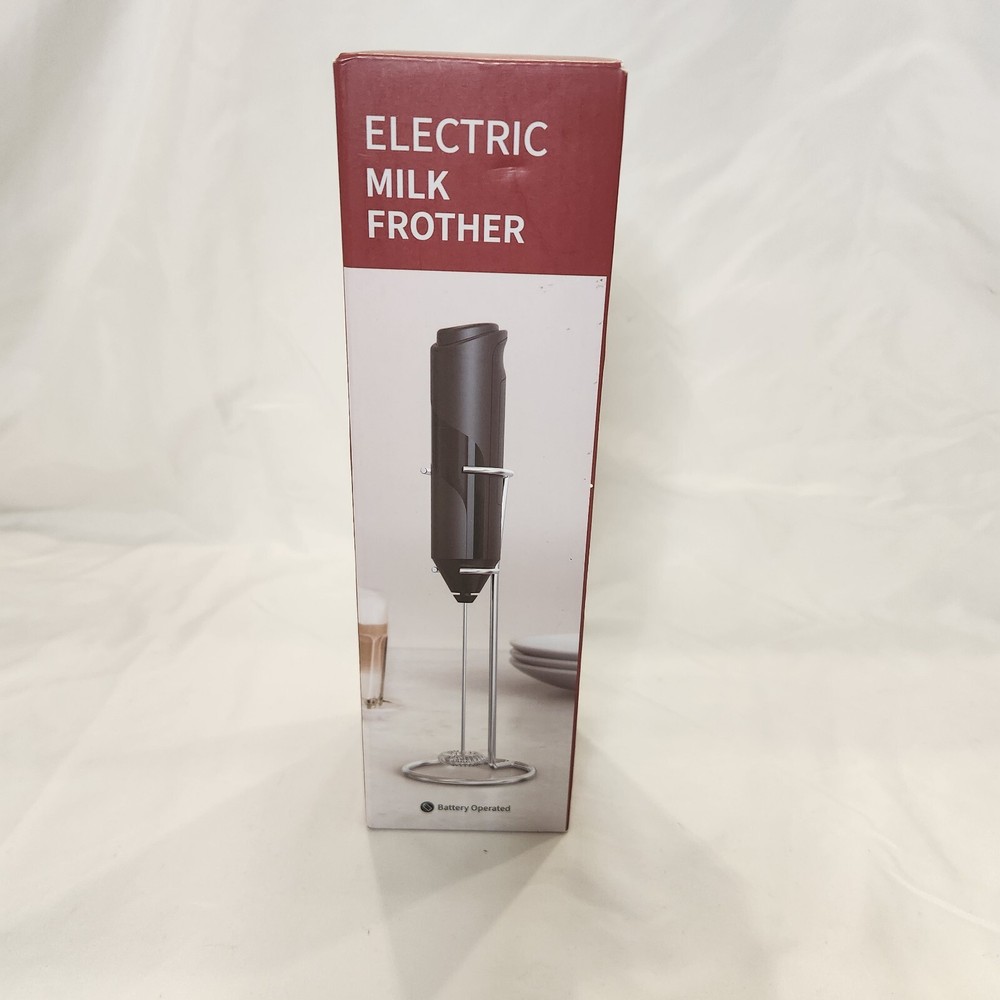 Milk Frother + Stand Handheld Whisk