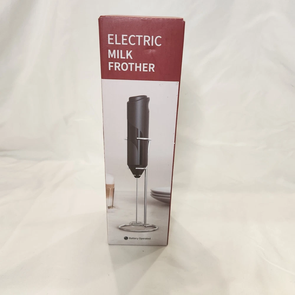 Milk Frother + Stand Handheld Whisk
