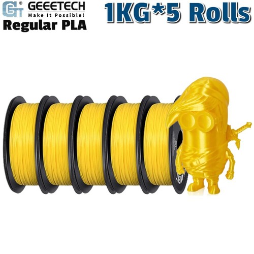 Filamentos 3D Geeetech 5 kg PLA regular 1 kg/rollo 1,75 mm PLA consumibles de precisión - Imagen 39 de 44