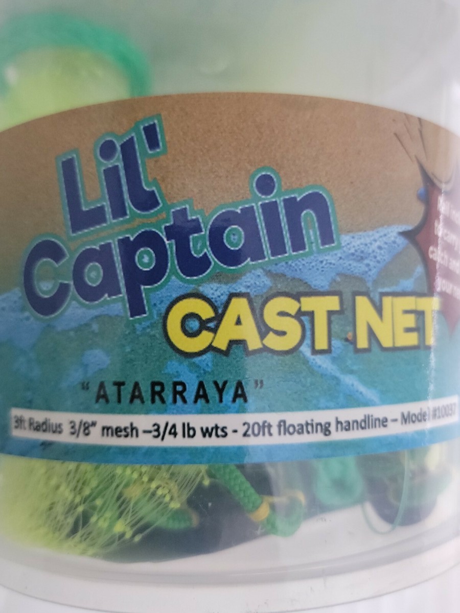 Series Cast Ft Cast Net Walmart Cast Net 3ft 3/8 Mesh Lil' Captain 3/4
