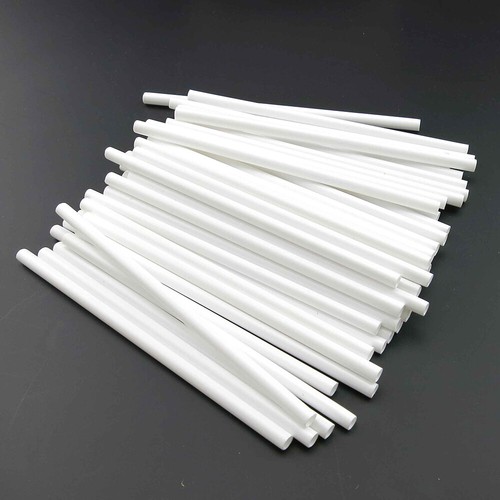 2.5x4.1x110mm Round White PP Plastic Round Hollow Tube Pipe DIY Model Crafts - Picture 3 of 3