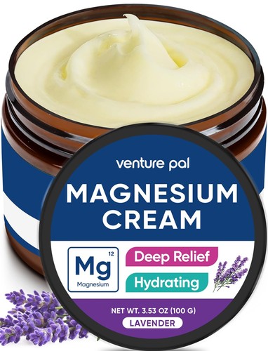 Venture Pal Magnesium Lotion Topical Magnesium Cream for Sleep Leg Cramps & P...