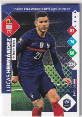 Panini Road to Qatar World Cup Karte 2022 Nr 172 Lucas Hernandez