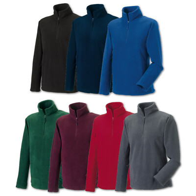 Russell Fleece Outdoor Fleecepullover 1/4-Zip Reißverschluss Sweatshirt  Fitness