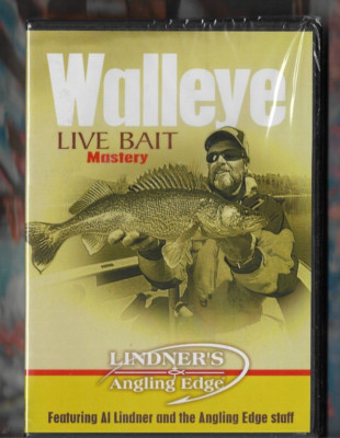 NEW & FACTORY SEALED WALLEYE LIVE BAIT MASTERY FISHING AL JIM LINDNER'S DVD