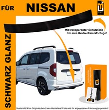 Lackschutzfolie Ladekantenschutz Nissan Townstar ab 2022 Schwarz Glanz