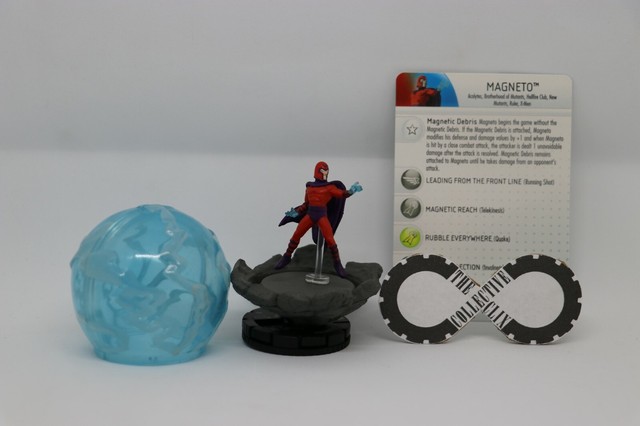 Heroclix - Magneto 019 - Marvel 10th Anniversary - Rare W/ Card | eBay