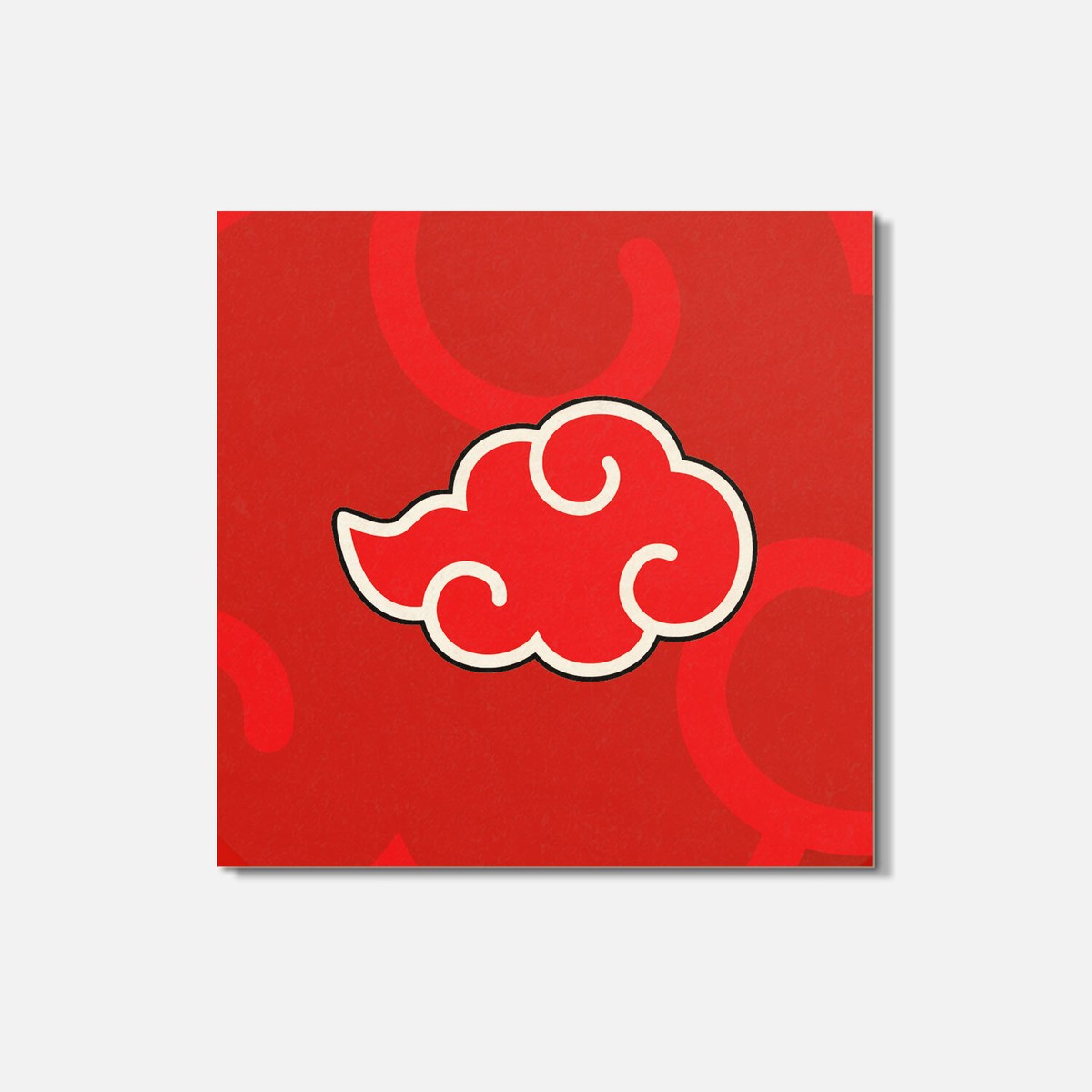 Naruto Anime Akatsuki Cloud 4'' X 4'' Square Wooden Coaster | eBay