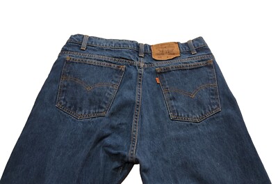 パンツ 80's VINTAGE Levi's ORANGE TAB 20505 USA Vintage Levi's 20505 0217 Orange Tab Blue Denim Jeans, Size