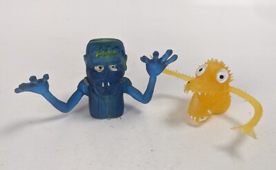 ​新品 1998年 モンスタープラスチックマグカップ ホラー アメトイ レア廃盤 Vintage 1980's Rubber Halloween Finger Puppets Monsters