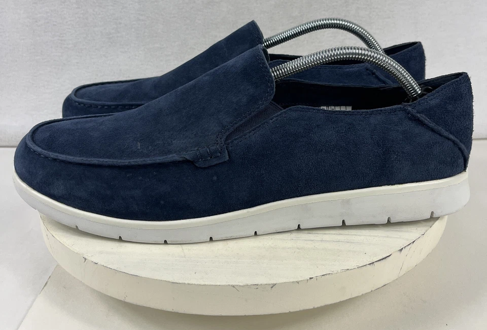 Zapatillas UGG Australia Colston 1009927 Azul Para Hombre Talla 12 Sin Cordones Mocasines de Gamuza Foto 3 de 4