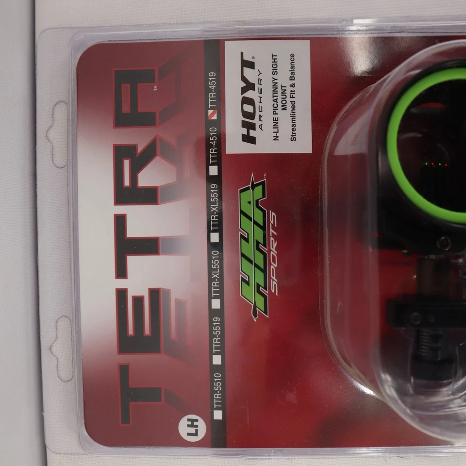 New HHA Sports Tetra 4 Pin Archery Bow Sight Left Hand TTR-4519 LH Hunting Scope - Image 3 of 4