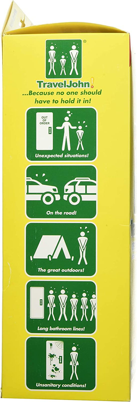 Traveljohn 66892 18Pack Disposable Urinals Deluxe eBay