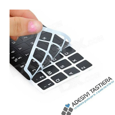 Aufkleber Sticker Tastatur Notebook Italienisch Tasten IT verfügbar 4 Farben Apple