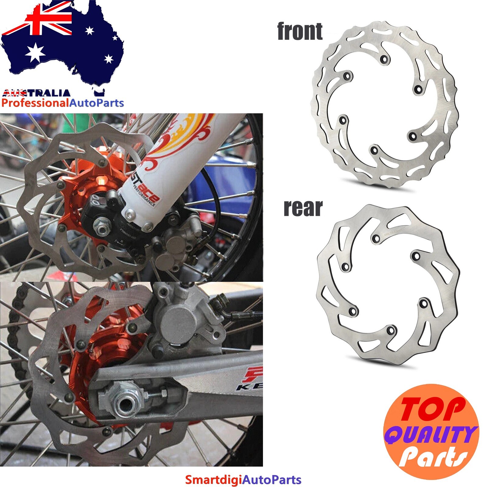 Brake Disc Rotor FrontKTM125- 620 96-06 260mm Artrax (AX36032) main image 0