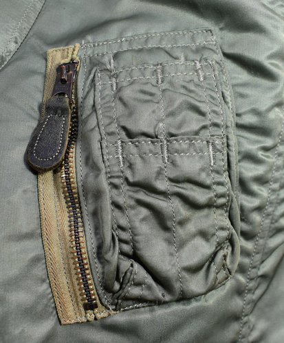 Greenbrier Industries Flying Man’s Heavy Jacket N-2B w/Fur Trim Hood 10/ 1974 Lg - Picture 10 of 14