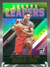 Bradley Beal 2019-20 Donruss League Leaders Green Flood holofoil #9 Wizards