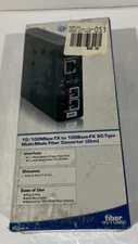 TRENDnet 100Base-TX to 100Base-FX Multi Mode SC Fiber Media Converter TFC-110MSC