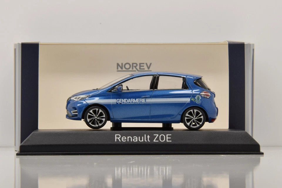 Renault Zoe Gendarmerie 2021 Norev 517565 1:43 No Police Metal Die Cast - Image 4 of 4
