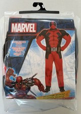 Marvel Deadpool Halloween Cosplay Muscle Costume Adult Plus Size 2XL New