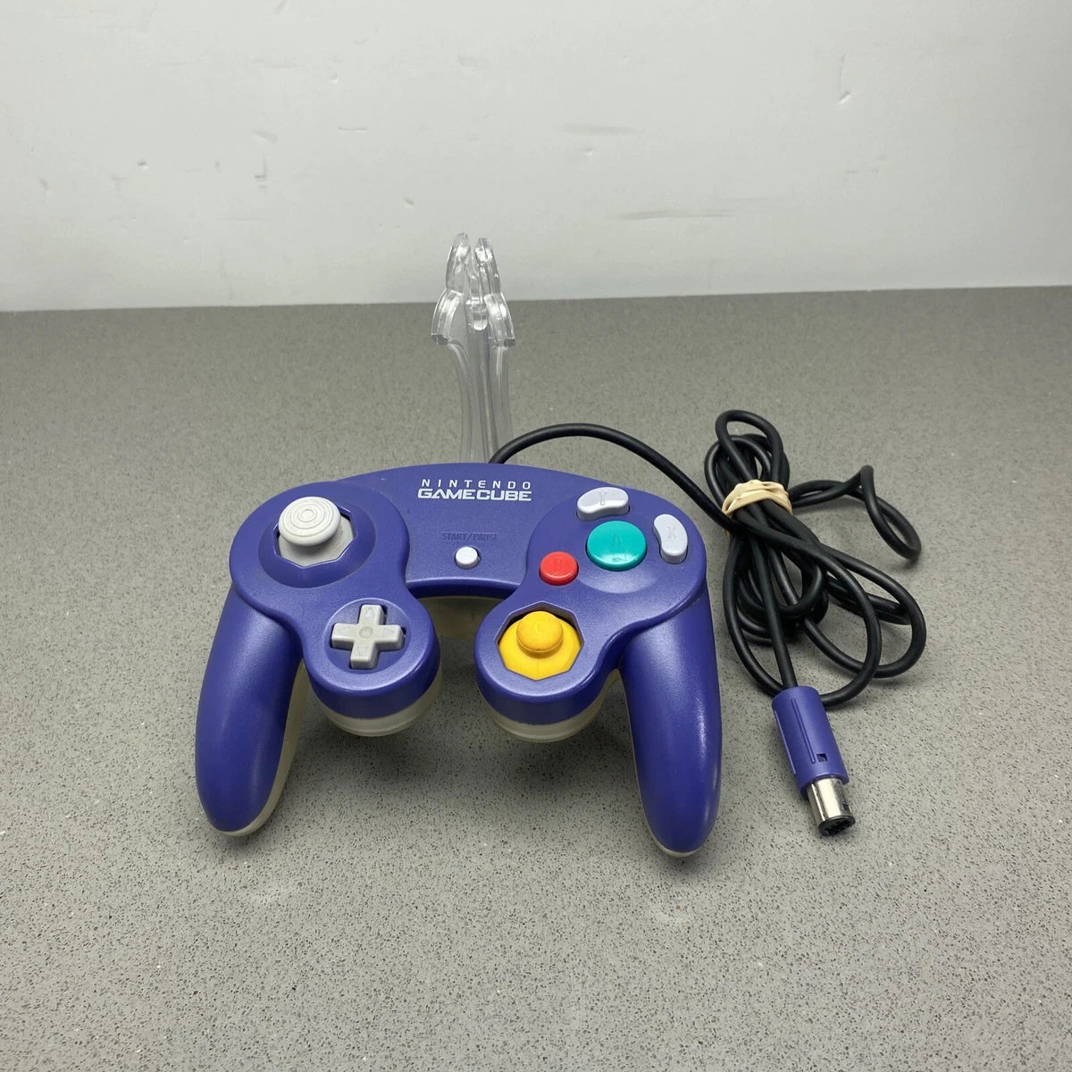 Official OEM Nintendo Gamecube Controller Half Indigo Purple