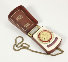 ZEISS IKOPHOT SELENIUM EXPOSURE METER  CASE, ABOUT ONE STOP WEAK/218395