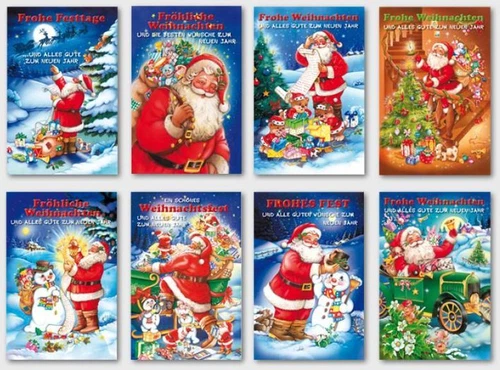 Weihnachtskarten, viele Motive,Glückwunschkarten mit Umschlag, Blitzversand - Bild 33 von 42
