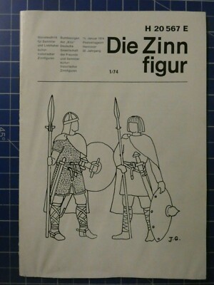 THE PEWTER FIGURE Monthly Magazine of KLIO January 1974 H5633