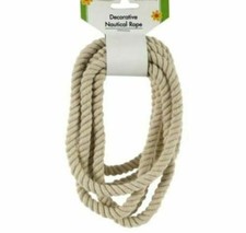 NEW Nautical Rope Decorative I White 6.8 Ft  FREE SHIPPING