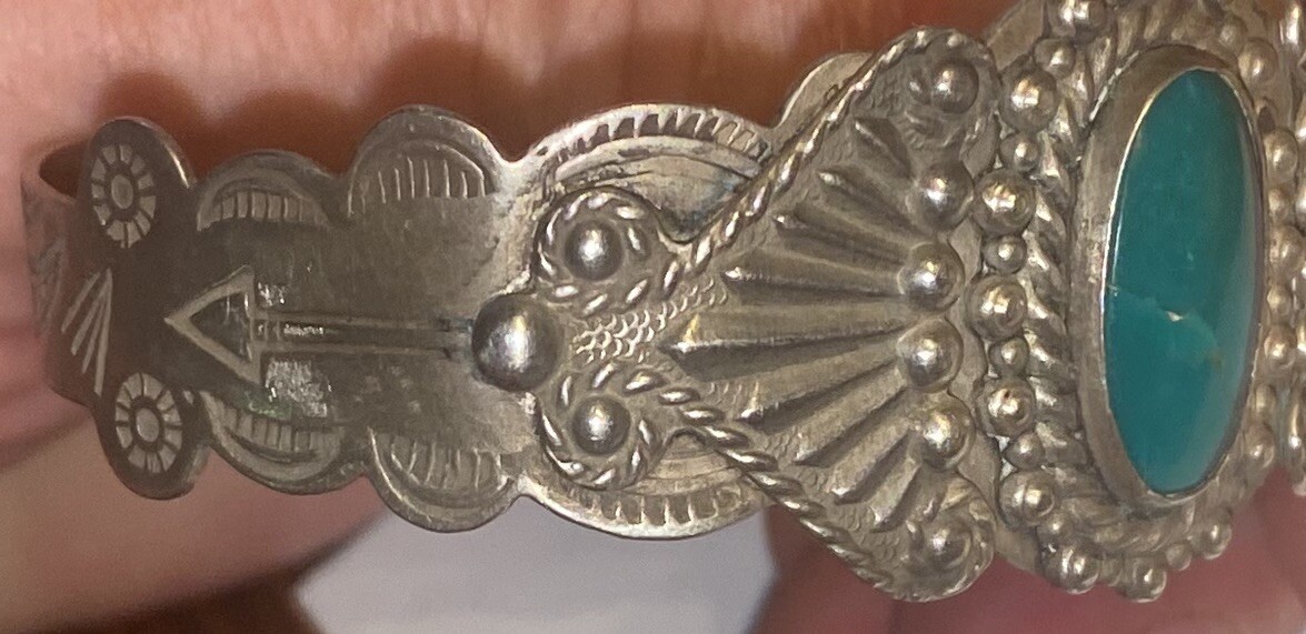 アクセサリー Vintage Fred Harvey SILVER ARROW Bangle アクセサリー Vintage Fred Harvey SILVER ARROW Bangle Old