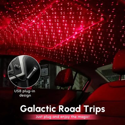 Star Projector Night Light Car Bedroom Interior Decor Galaxy Starlight 20PK