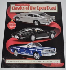Danbury Mint Holiday Classics Of The Open Road - Holiday 2001 Die-Cast Catalog