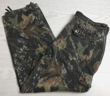 Vintage Mossy Oak Cargo Hunting Camo Pants Mens L 38x32 Tree Leaf Pattern Y2K