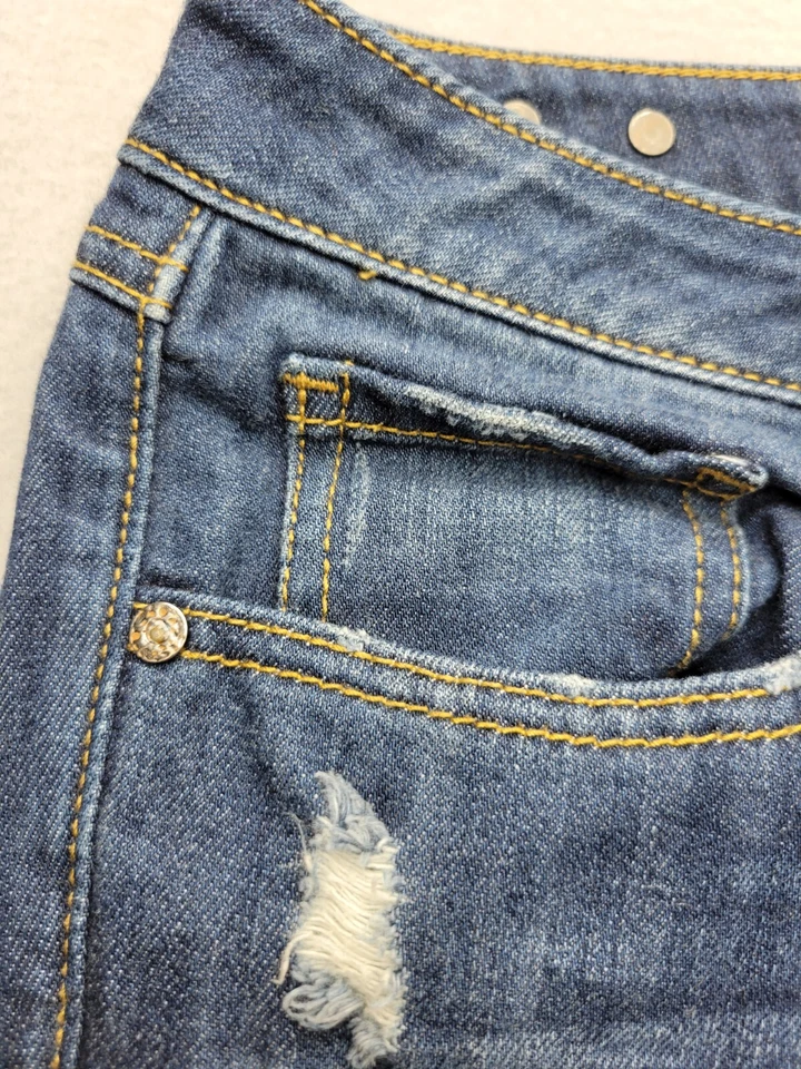 Jeans Cabi para mujer 32x30 azul desgastado corte bota denim Foto 4 de 4