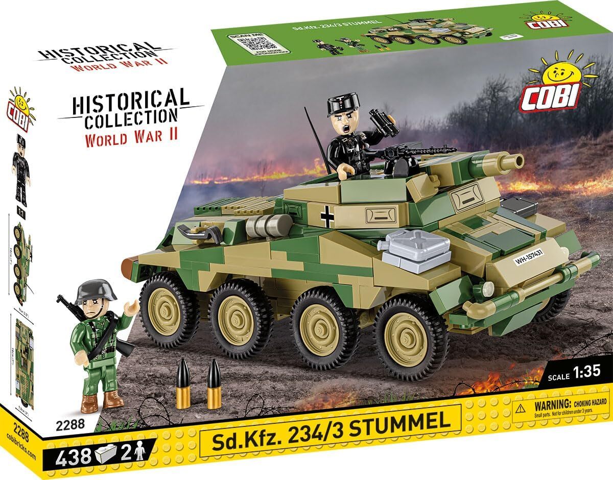 COBI - Carro armato SD.KFZ 234/3 STUMMEL - 439 pezzi - 1/35 - COB2288