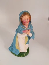 Vintage MARY Manger Creche Christmas Nativity Figurine 4" Italy