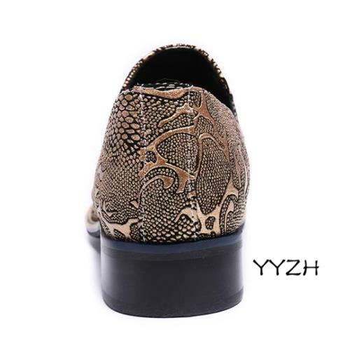 Luxury Gentleman Style Men's Breathable Serpentine Pointed Toe Loafers