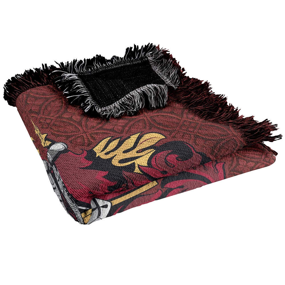 Harry Potter Blanket, 50"x60" Original Gryffindor Woven Blend Throw