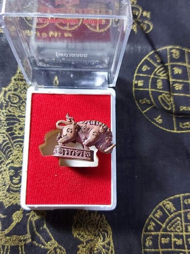 Amuleto de Buda tailandés phra pig lp somkit wat bongtata potente colgante. - Imagen 2 de 4