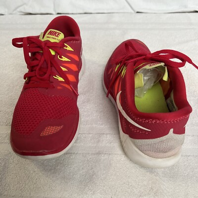 Nike 642199-601 Free 5.0 Breathe Women's Size 9 Running Shoes