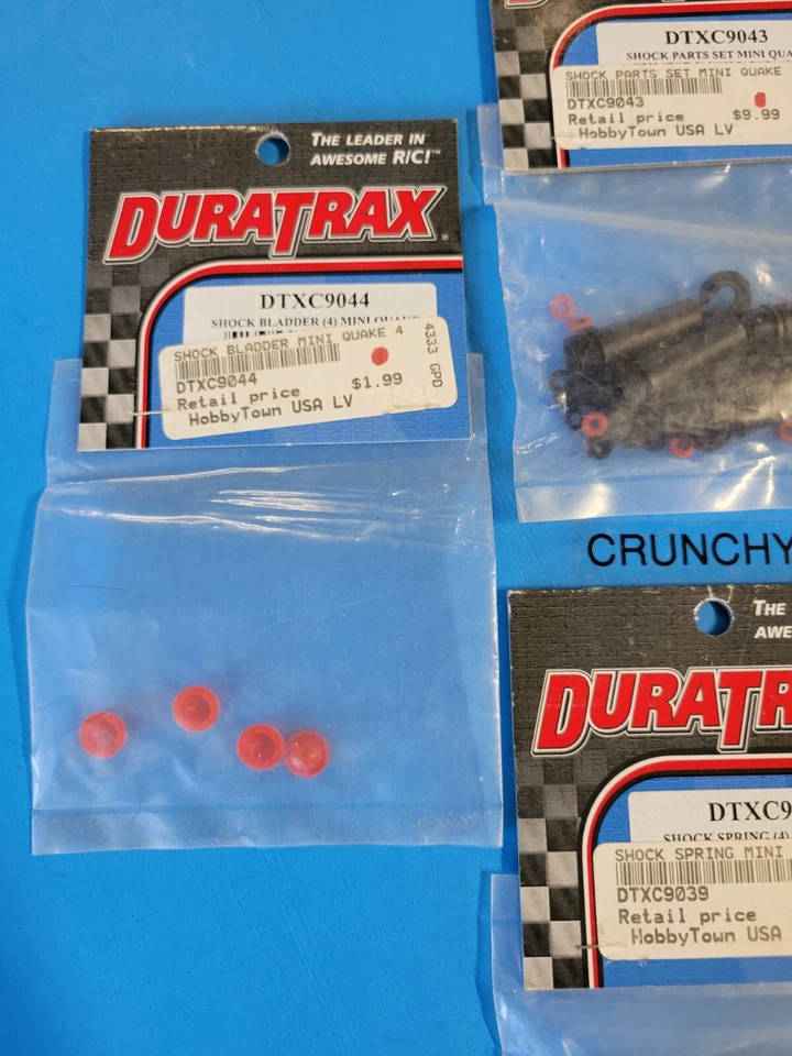 Vintage Duratrax Mini Quake Shock Parts Lot (5) DTXC9043 RC Part - Image 4 of 4
