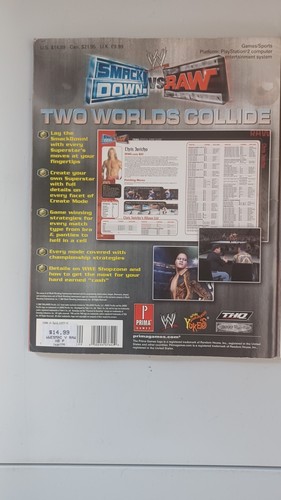 Smackdown Vs Raw Strategy Guide Lot 2 Smackdown Here Comes Pain Wwe Wrestling - Picture 4 of 5