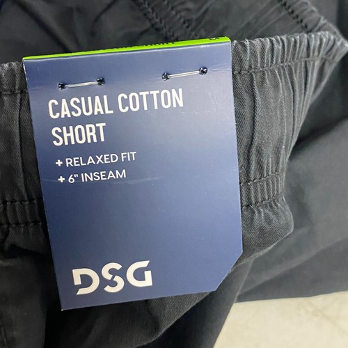 DSG 6" Uomo Casual Cotone Puro Nero DAM13135 Palestra Allenamento Estivo Fitness - Foto 6 di 8